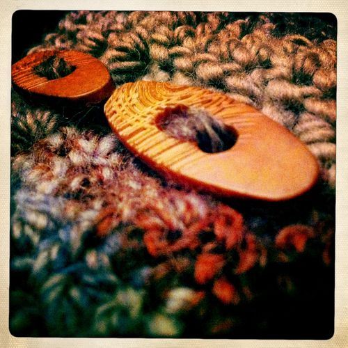 up close with buttons