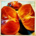 how to cut a persimmon