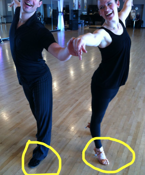 bad feet in a crossover break