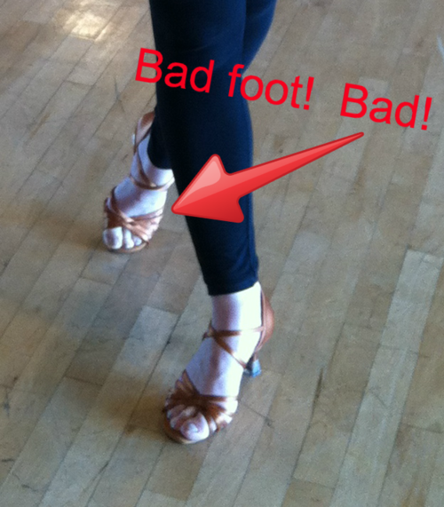 wrong! not swiveled foot