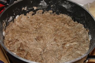 Buckwheat bread dough Buckwheat bread dough