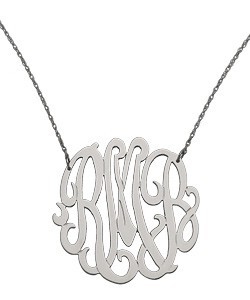 monogram necklace