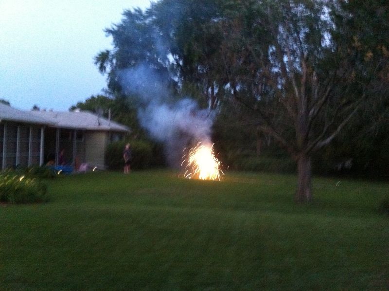 backyard fireworks