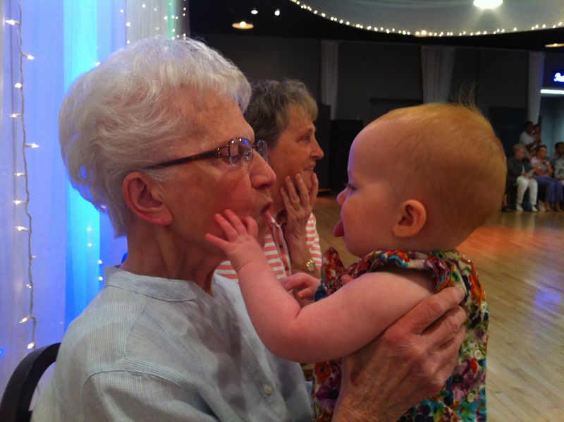 great gramma and baby great gramma and baby