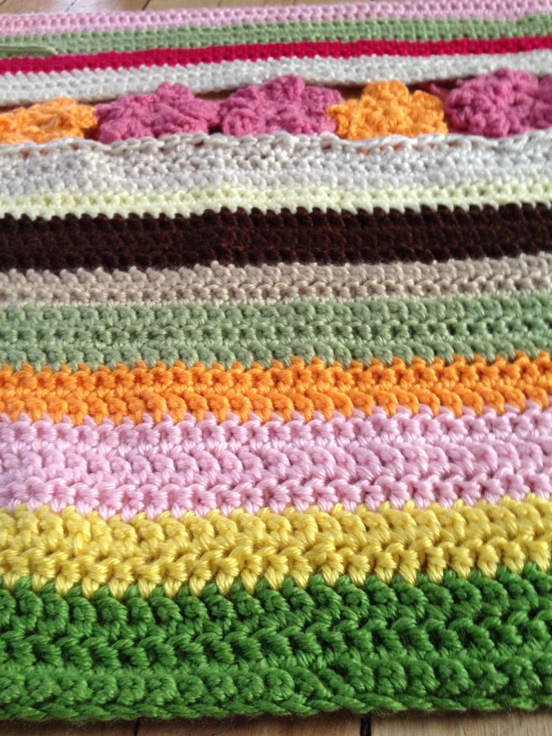 crochet stripe afghan crochet stripe afghan