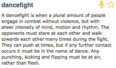dancefight definition dancefight definition